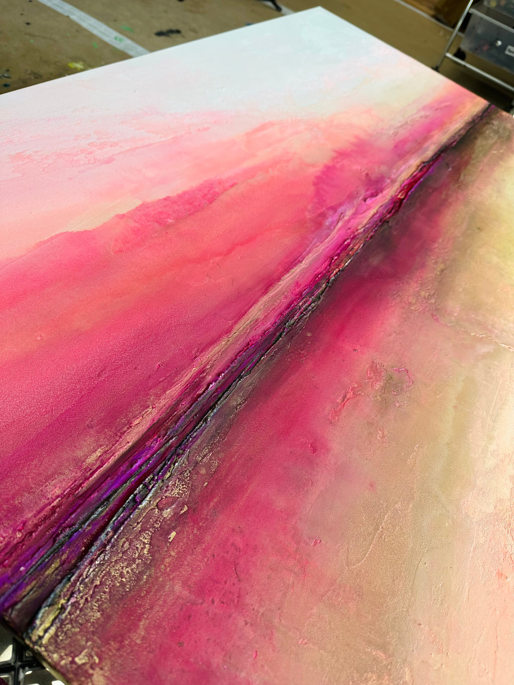 Le Soleil Levant abstract landscape details 
