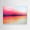 Le Soleil Levant abstract sunrise fine art canvas print unframed, by artist Jen Muse
