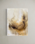 Warm and cozy fine art print on canvas unframed