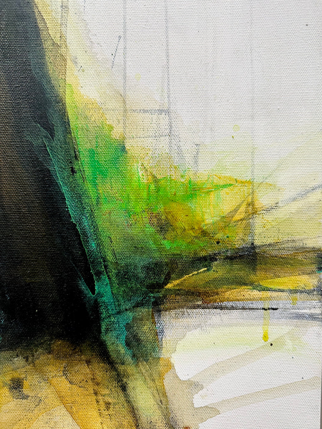 Cliff Walk Earth Edges Collection abstract cliff painting acrylic on canvas detailed paint strokes