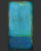 Quietly waiting is an abstract acrylic on canvas, part of the Zen Collection by artist Jen Muse.