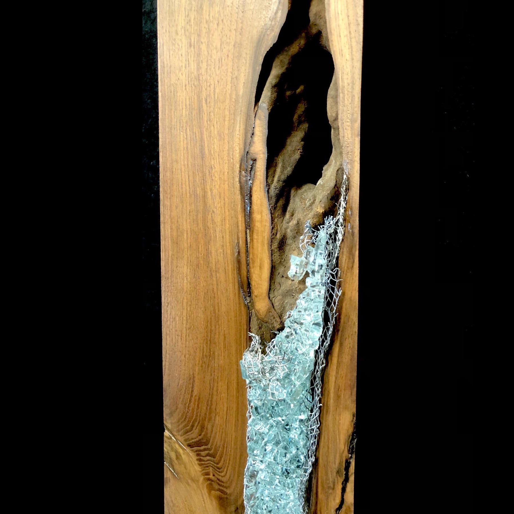 Knotty Walnut - Original Sculpture
