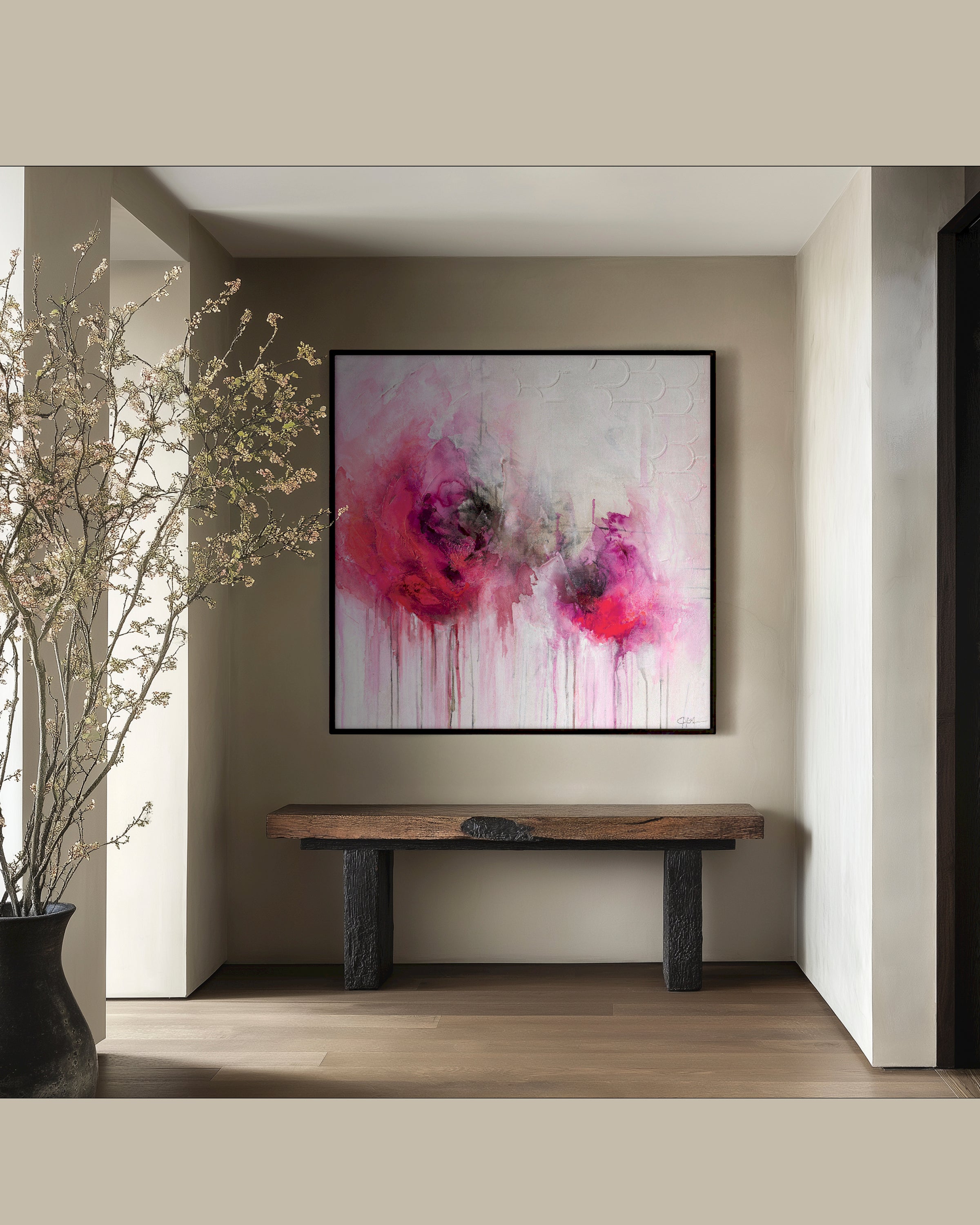Pink Evanescence - Canvas Print