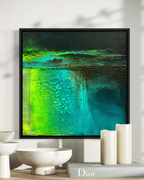 swept is a heavy textured mixed media by abstract artist Jen Muse