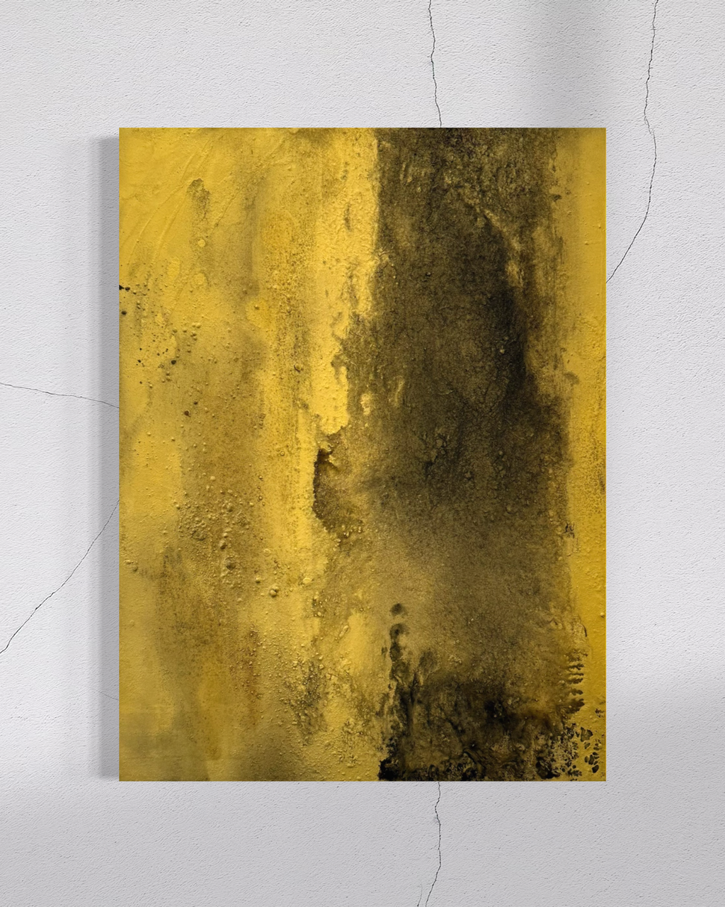 when the dust settles is an original charcoal and acrylic painting by artist Jen Muse