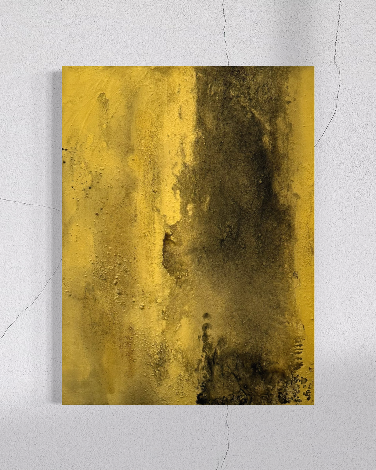 when the dust settles is an original charcoal and acrylic painting by artist Jen Muse